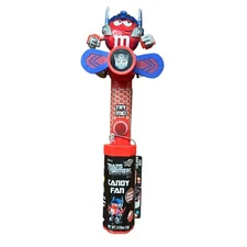 M & M's Transformers Candy Fan Works Red Character RARE Optimus Dispensary VTG