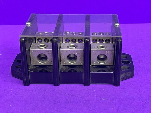 Marathon 1403401 Panel Mount Barrier Terminal Block, 175 A, 600 V, 3 Pole - Picture 5 of 12