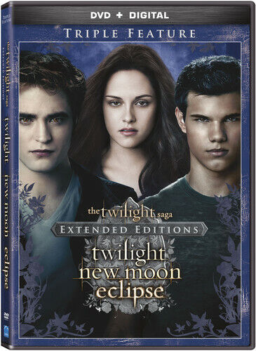 The Twilight Saga: Extended Edition Triple Feature [DVD + Digital] DVDs-Good Con - Picture 1 of 1