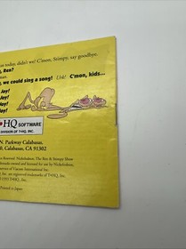 Nintendo NES The Ren & Stimpy Show Buckeroos Instruction Manual Booklet ONLY