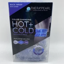 THERA PEARL Color Changing HOT + COLD Reusable BACK Wrap Pack w/ Strap 17"x6.75"