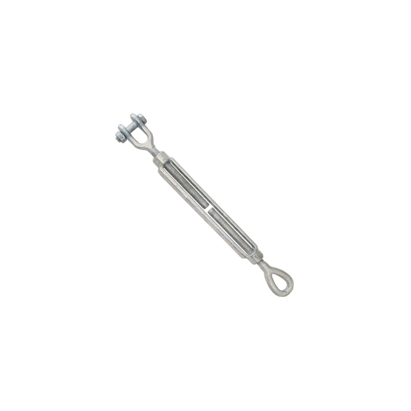 1/2 Inch x 12 Inch JAW EYE Turnbuckle Galvanized Drop Forged Steel Marine Boat