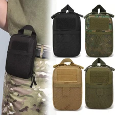 First Aid Pouch Small Tactical Molle EMT Pouch Compact Medical IFAK Utility Bag