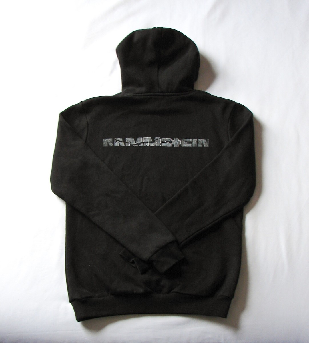 Unisex Rammstein Black Long Sleeve Raritaten 1984 Logo Hoodie