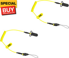 Micro Coil Elastic Lanyard, Max Load 0.9kg 50cm Dual Attachment  Tool lanyard f
