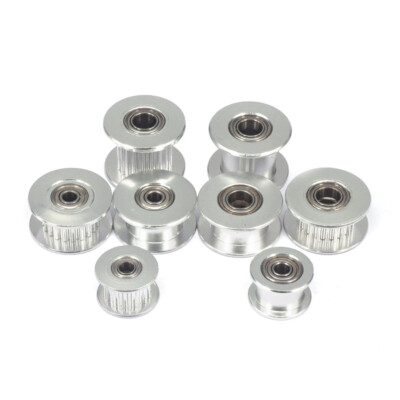 Timing Belt Idler Pulley 2GT 16T 20T H Type 3D Printer Extruder Gear Aluminium