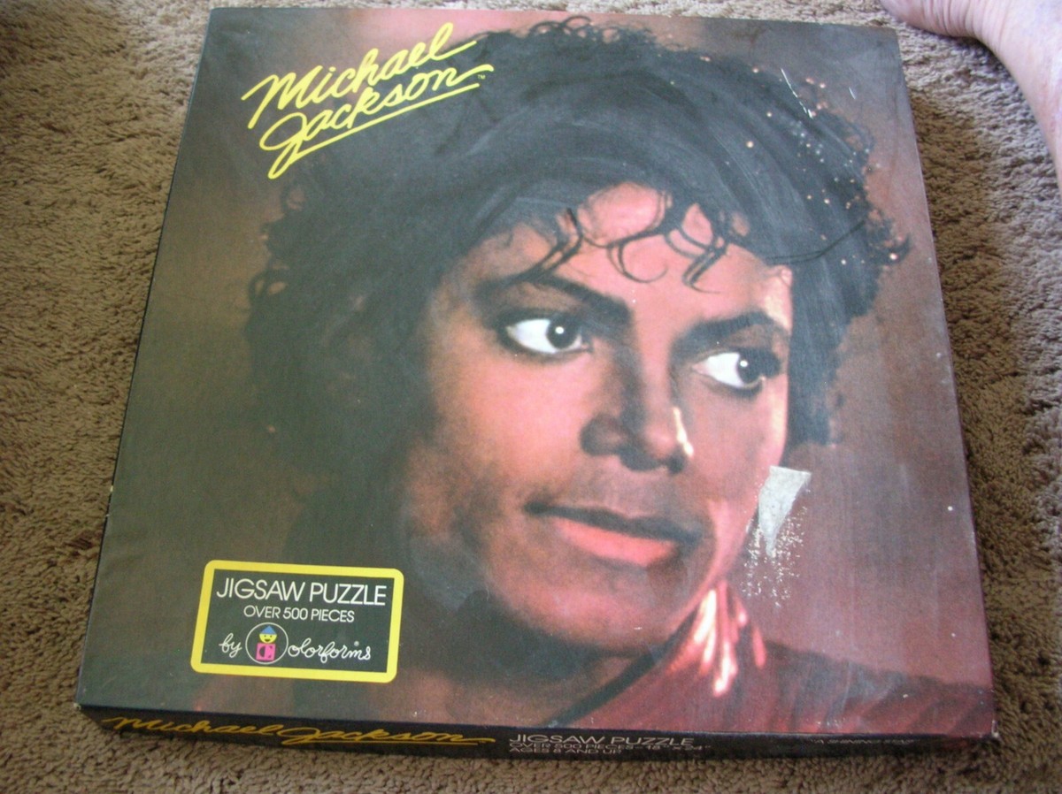 MICHAEL JACKSON 1984 jigsaw puzzle 18x24 over 500 pieces EXC