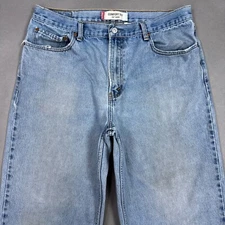 Vintage Levis Jeans Mens 36x32 Blue 560 Denim Pant Light Wash Out Loose Workwear