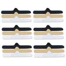 More of Me to Love Cotton  Bamboo Bra Liner 18-Pack, Neapolitan, Absorbs Sweat