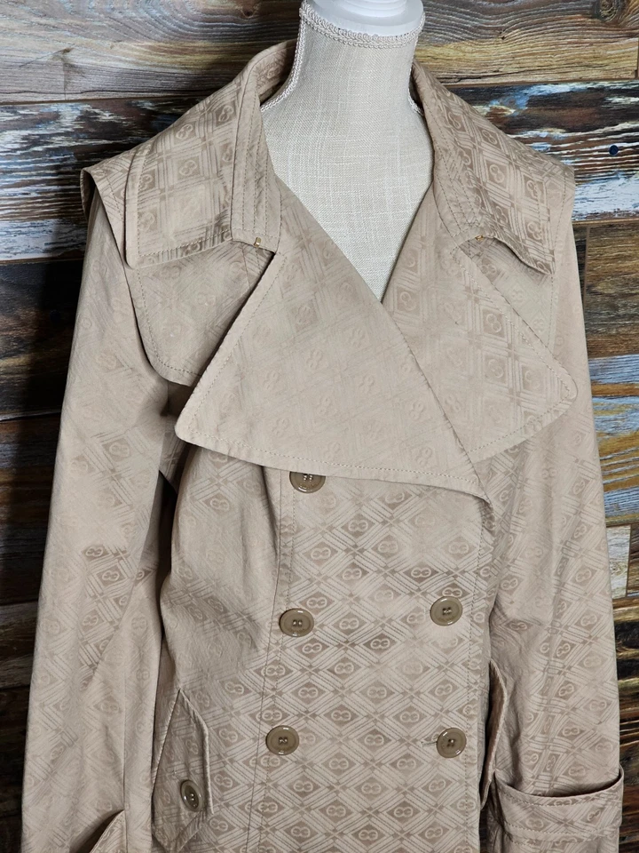 Jaqueta ESCADA gola grande peito duplo tamanho europeu 44 (EUA tamanho 10) - Imagem 3 de 4