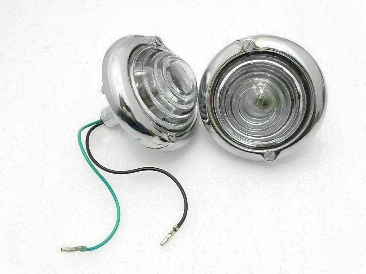 FIT FOR Willys CJ3b CJ3 Ford Jeep Parking Turn Signal Indicator Clear Lights