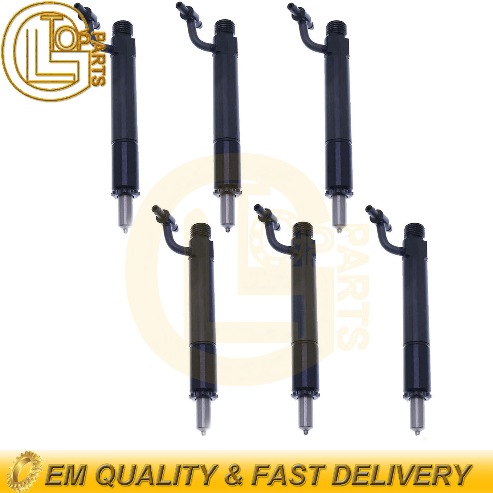 6X Fuel Injectors 675967C91 for CaseIH Tractor 966 1066 1086 1466 1486