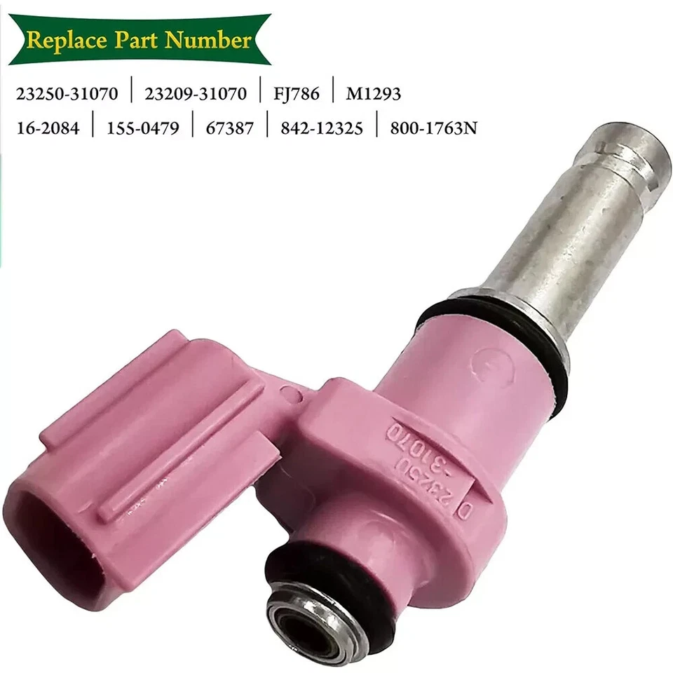 Inyectores de combustible X6 nuevos genuinos OEM DENSO para Lexus IS350 2006-2018 3,5 L V6 Foto 3 de 4