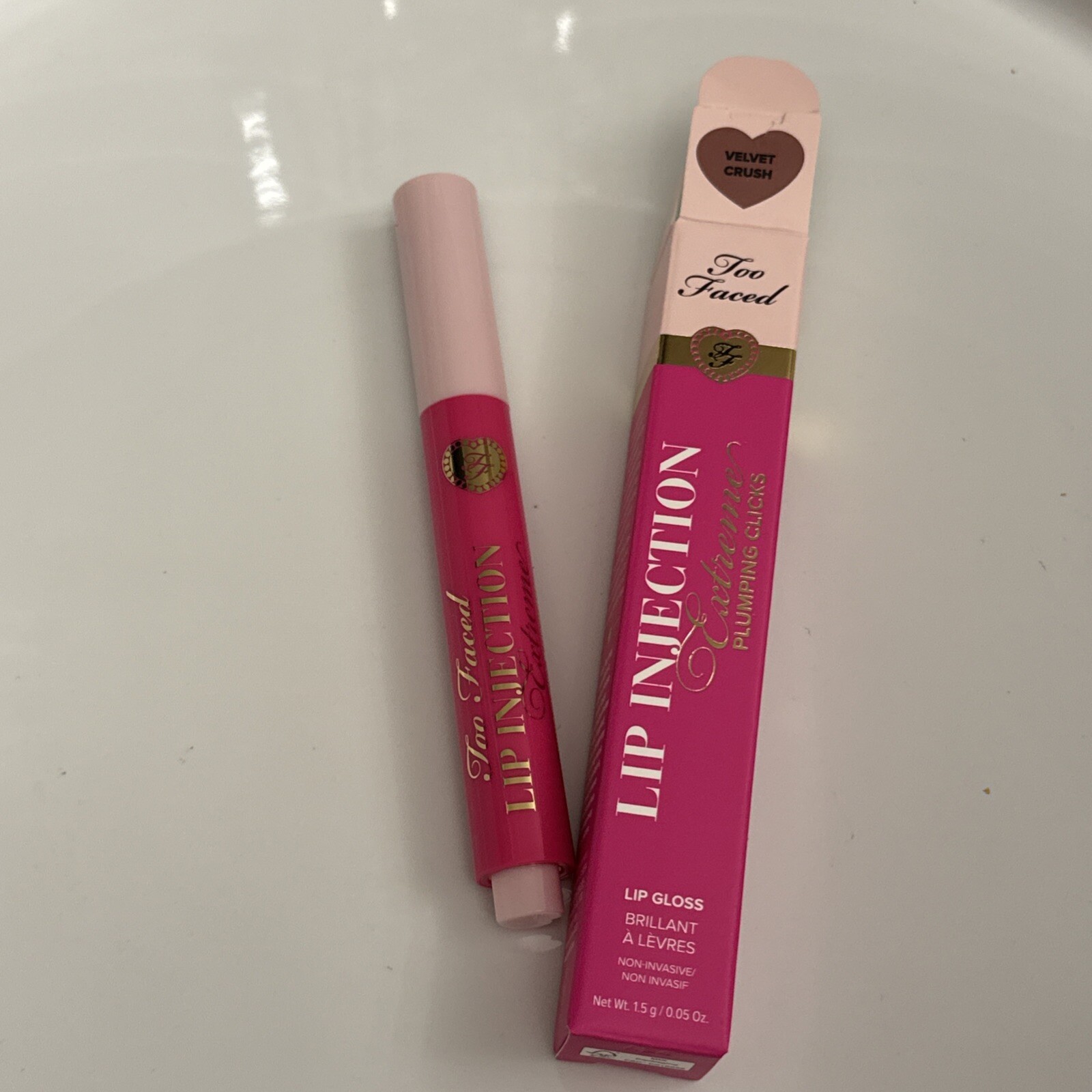 Too Faced Lip Injection Maximum Plump Extra Strength Lipgloss 4g Velvet Crush