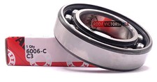 FAG 6006 C3 DEEP GROOVE BALL BEARING, OPEN, NO SEALS 30x55x13 mm