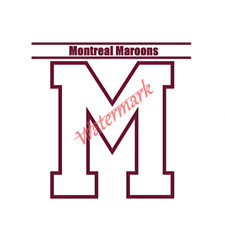 Retro Style 1924 NHL Montreal Maroons Vinyl Sticker Decal NEW
