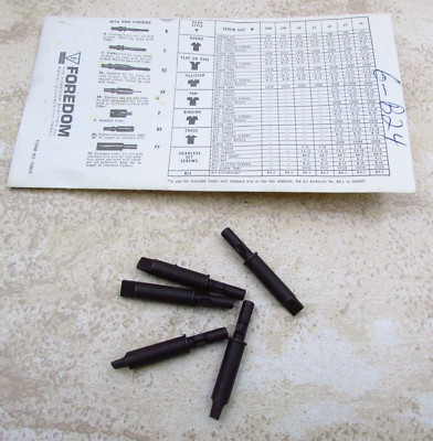 QTY 5  Foredom B-24, B24 Bits, Assembly Tech Model SL85 Power Screwdriver