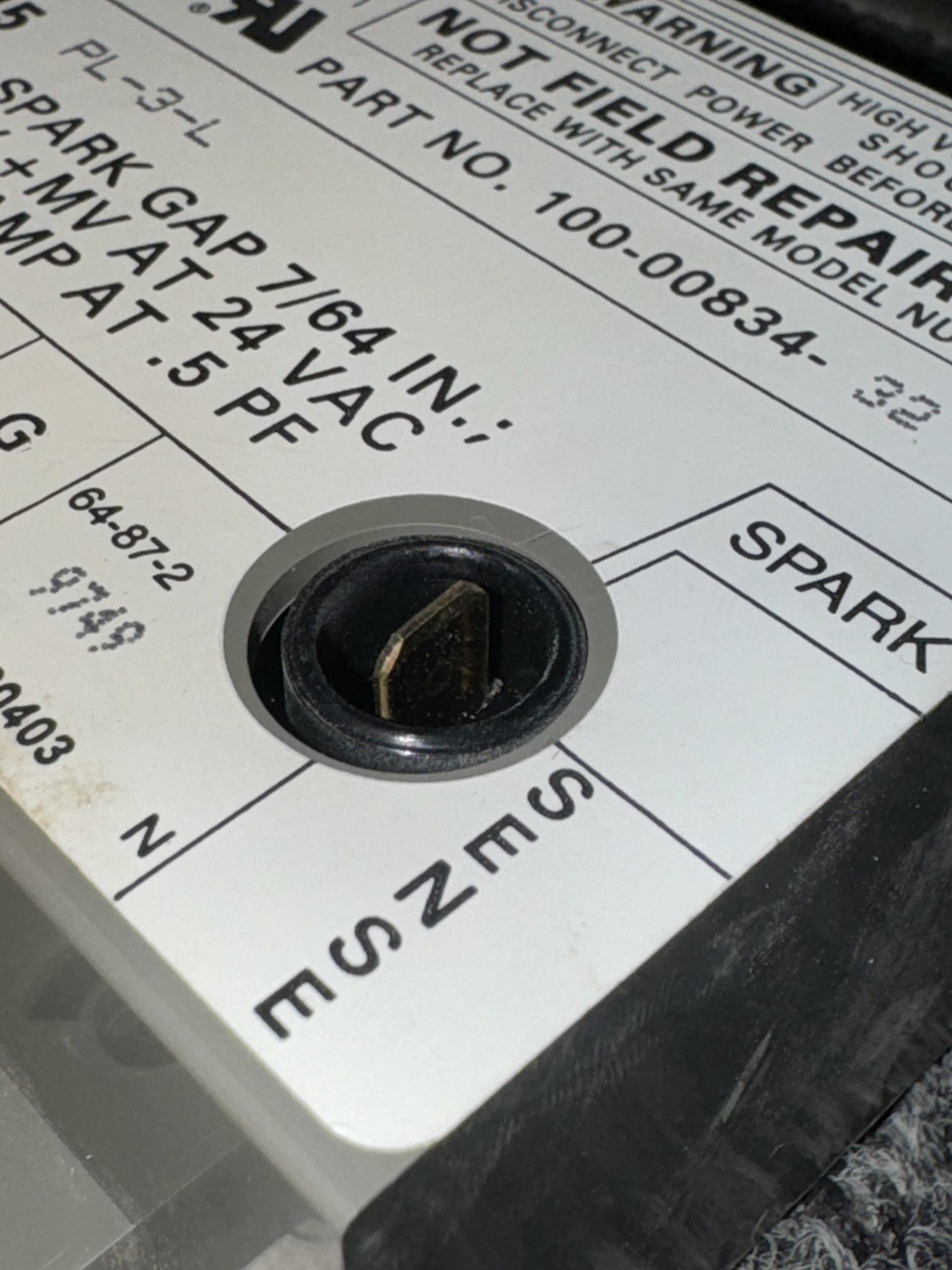 Robertshaw 780-845 Ignition Module Intermittent Pilot 24V SP845 PL-3-L