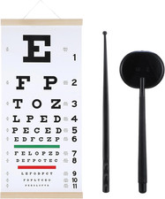 Snellen Eye Chart Exams Wall Chart 20 Feet PVC Low Vision Eye Charts Wall with E