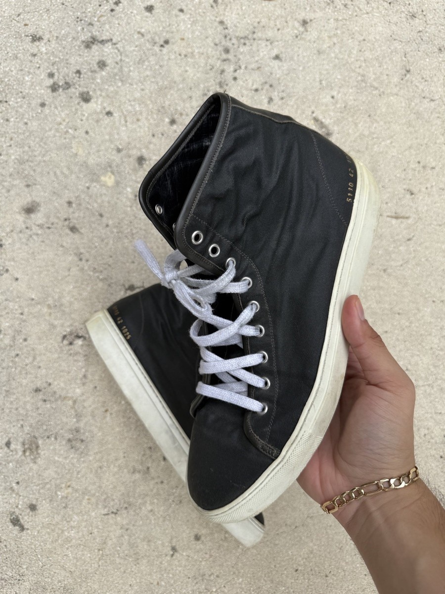 Common Projects Achilles High Top Black Men’s Shoes Sneakers Common Projects Achilles High Top/ Black/ EUR 44 / US 11 | eBay main image 3