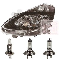 Scheinwerfer Links FüR Renault Clio Bj 05/09->> H7+H7+H1 Inkl. Philips Lampen