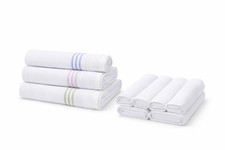 Ladies Cotton Handkerchiefs 12 Pack Soft Absorbent Reusable Hankies White &Color