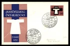 Mayfairstamps Germany FDC 1959 Cross Ausstellung Des HL Rocks Trier First Day Co