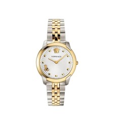 VERSACE VELR00519 Audrey V Silver gold-coated stainless-steel quartz RRP845