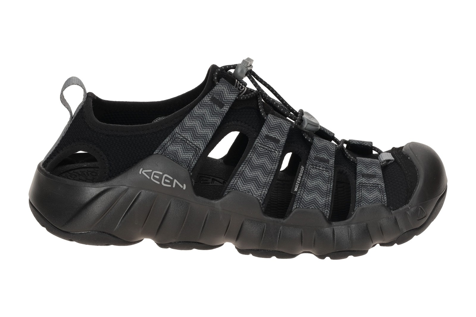 Keen HYPERPORT H2 sandalo uomo sandali trekking escursionismo nero NUOVO