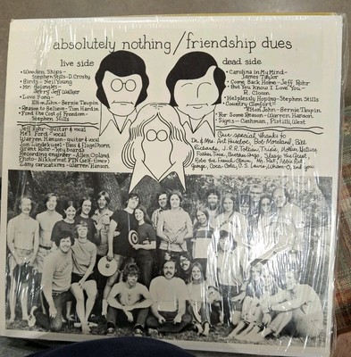 Friendship Dues - absolutely nothing
