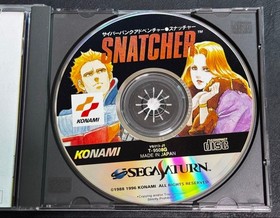 Snatcher Sega Saturn Obi Sticker Tested NTSC-J Japan