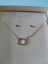 Bijoux bar delicates  16  Rosegold Sparkly Ne...