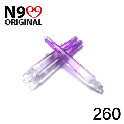 L-Style L Shafts Gradient Clear Grape Purple Straight Locked 260 Intermediate