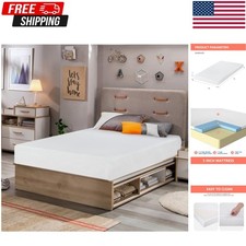 Gel Memory Foam Bed Mattress in a Box Medium Firm and Good Support
