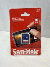 NIB SEALED SanDisk SDHC 16GB Memory Card HD Video  Pictures