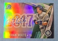 2017 Bowman Draft - Class of 2017 Autographs Evan White #C17A-EW /250 (AU, RC)
