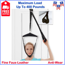 Cervical Neck Traction Device Over-The-Door, Portable Neck Stretcher, Effective