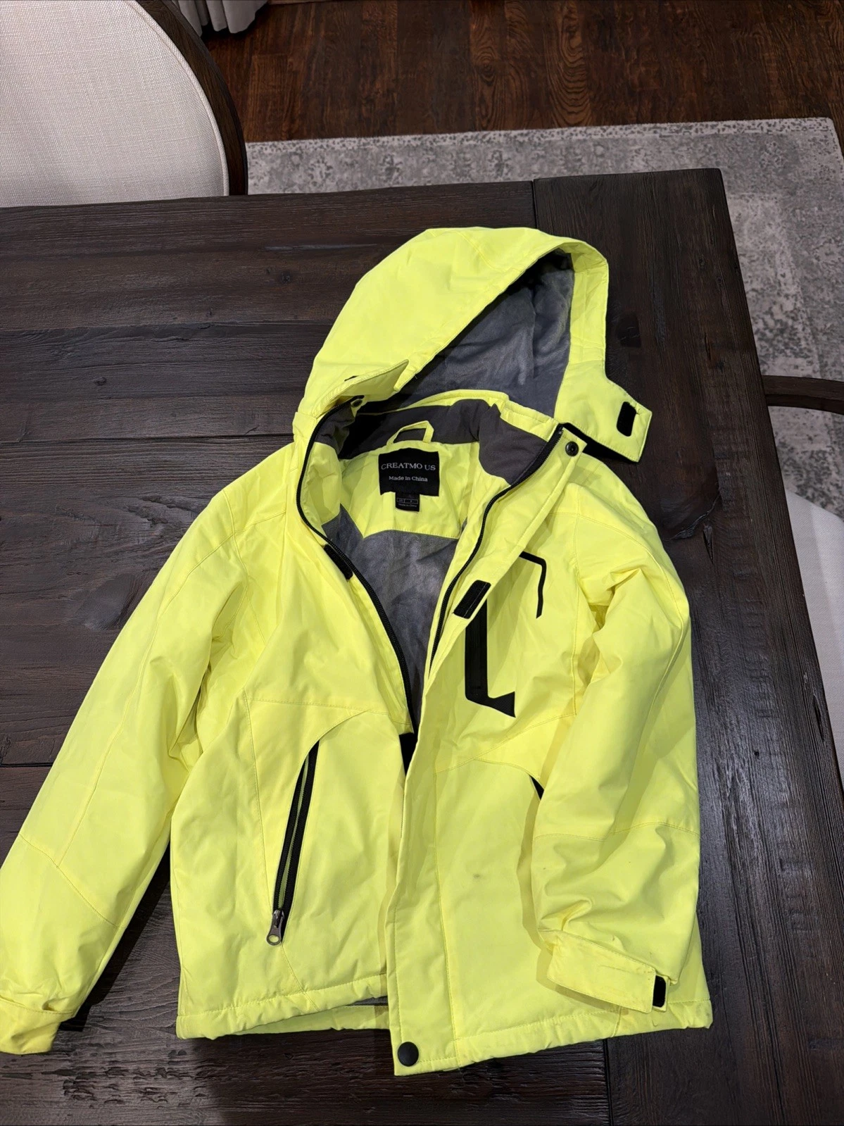 CREATMO US Boy's Waterproof Ski Jacket Warm Winter Snow Coat Windproof Snowbo...