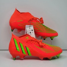 Adidas Predator Edge.1 SG Men Size 9 Soft Ground Solar Red Soccer Cleats GW1016