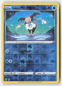 Galarian Mr. Mime 037/192 Rebel Clash Reverse Holo Common