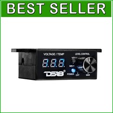 Precision Bass Knob with Voltmeter  Temp Display - Enhances Audio Experience