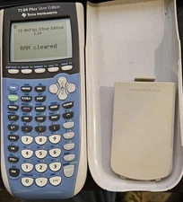 Texas Instruments TI-84 Plus Silver Edition Graphing Calculator, Silver