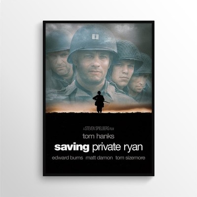 1998 SAVING PRIVATE RYAN - Movie Film Poster Print - A3 A4 A5 - Home Decor