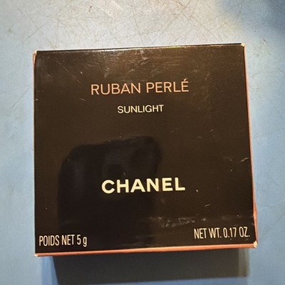 Vintage Discontinued CHANEL Ruban Perle Sunlight Highlighter Powder Box 1
