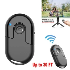 Bluetooth Shutter Remote Selfie Stick Control Button For Monopod Camera Phone