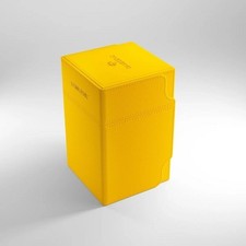 Gamegenic Watchtower 100 XL Convertible Deck Box Card Holder Case Yellow