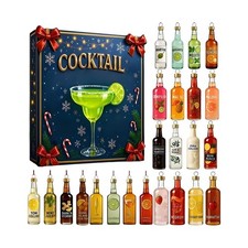 2025 Cocktail Advent Calendar 24 Days Holiday Countdown Gifting of Whiskey Lover