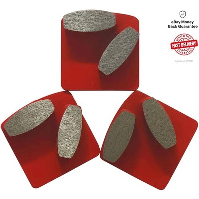 Diamond Concrete Grinding Discs Set of 3 for Husqvarna - Medium Bond, 60/80 Grit