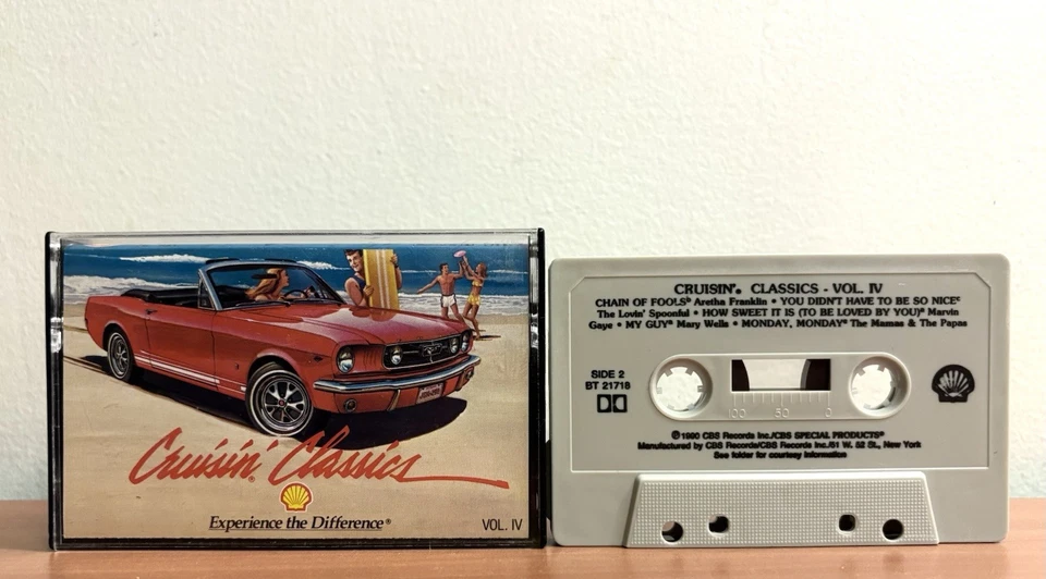 Lot Of 3 Shell Cruisin Classics Volume IV V VI 50s To 80s Cassette Tapes Music  - Image 4 of 4