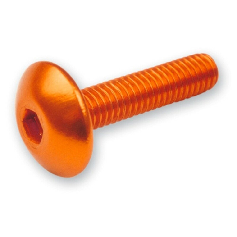 Kit Of 6 Allen Screws M5X20 Orange V Parts For Motorcycle Spare Parts